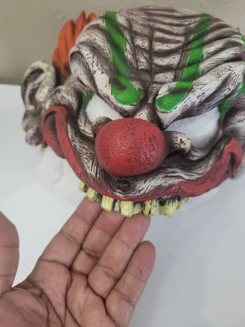 Halloween Costume Evil Scary Clown Mask 2001 Fright Asylum